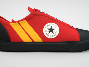 Step Out in Style Red Sneakers for Every Occasion Modèle 3D