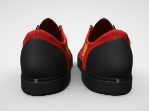 Step Out in Style Red Sneakers for Every Occasion Modèle 3D