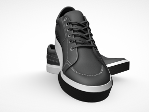 Classic Black Sneakers Timeless Style for Every Wardrobe Model 3D