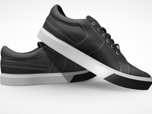 Classic Black Sneakers Timeless Style for Every Wardrobe Model 3D