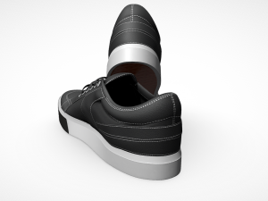 Classic Black Sneakers Timeless Style for Every Wardrobe Model 3D