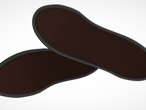 Classic Black Sneakers Timeless Style for Every Wardrobe Model 3D