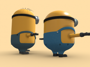 Join the Fun with Minions Gang s Kevin Stuart Bob Model 3D