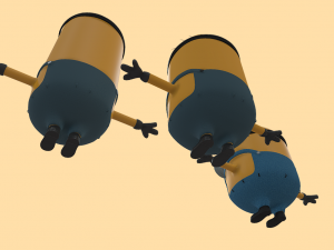 Join the Fun with Minions Gang s Kevin Stuart Bob Model 3D
