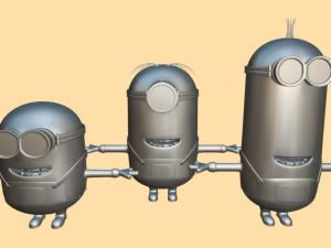 Join the Fun with Minions Gang s Kevin Stuart Bob Model 3D