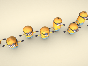 Unleash the Minion Mayhem with Our Minions Pack s 3D-Modell