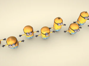 Lib&eacute;rez le chaos des Minions avec nos packs Minions Modèle 3D