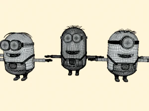 Lib&eacute;rez le chaos des Minions avec nos packs Minions Modèle 3D