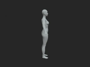 Esplora la creativit&agrave; senza fine con la nostra posa A femminile in mesh base Modello 3D