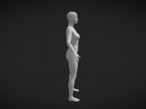 Unleash Your Creativity with Our Female Body Mesh A-Pose Modello 3D