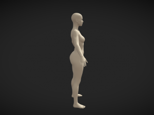 Elevate Your Creations Female Body Base Mesh A-Pose 3Dモデル