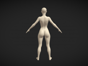 Elevate Your Creations Female Body Base Mesh A-Pose 3Dモデル