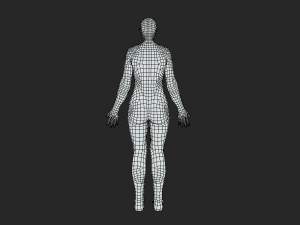 Foundational Femininity Women Body Base Mesh 3D 模型
