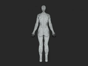 Base per il corpo femminile femminile fondamentale Modello 3D
