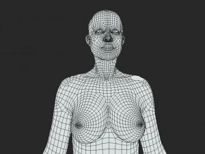 Base per il corpo femminile femminile fondamentale Modello 3D
