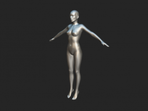 Embodying Realism Realistic Female Body Base Mesh 3D Model