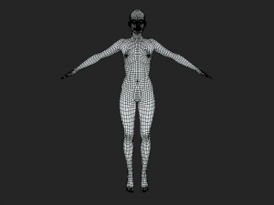 Embodying Realism Realistic Female Body Base Mesh 3D Model