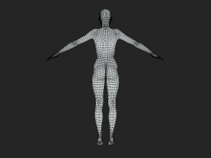 Embodying Realism Realistic Female Body Base Mesh 3D Model