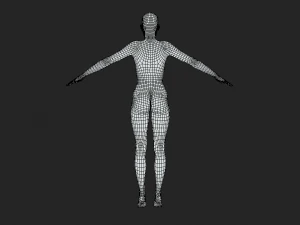 Embodying Realism Realistic Female Body Base Mesh 3D Model