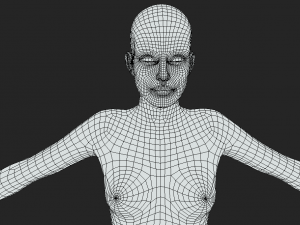 Embodying Realism Realistic Female Body Base Mesh 3D Model