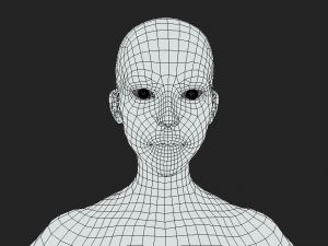 Craft Your Character Female Character Body Base Mesh 3D-Modell