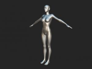 Embodiment of Realism Realistic Female Figure Base Mesh 3D Модель