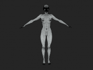 Embodiment of Realism Realistic Female Figure Base Mesh 3D Модель