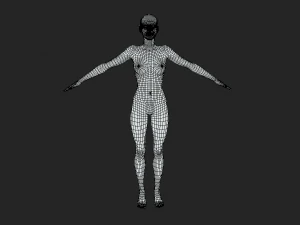 Embodiment of Realism Realistic Female Figure Base Mesh 3D Model