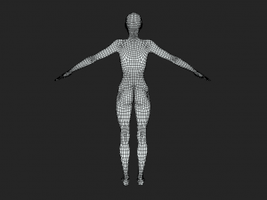 Embodiment of Realism Realistic Female Figure Base Mesh 3D Модель