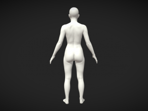Elevate Your Artistry High-Quality Realistic Women Body Base Mesh Modèle 3D