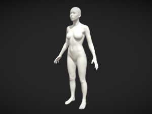 Elevate Your Artistry High-Quality Realistic Women Body Base Mesh Modèle 3D