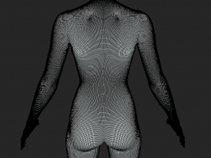Elevate Your Artistry High-Quality Realistic Women Body Base Mesh Modèle 3D