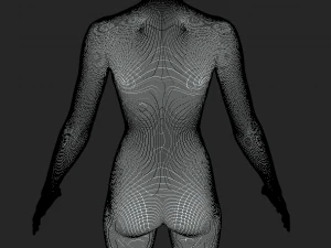 Eleva tu arte Malla de base corporal realista de alta calidad para mujeres Modelo 3D