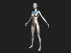 Unveiling Intricate Beauty Detailed Women Body Base Mesh 3D Модель