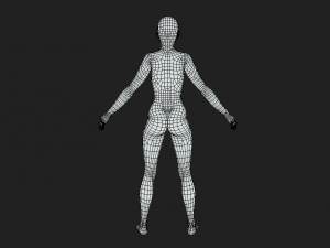 Unveiling Intricate Beauty Detailed Women Body Base Mesh 3D Модель