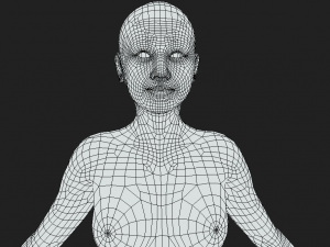 Unveiling Intricate Beauty Detailed Women Body Base Mesh 3D Модель