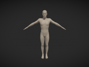 Foundation of Masculinity Male Body Base Mesh 3D Model