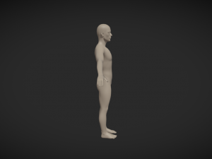 Foundation of Masculinity Male Body Base Mesh 3D-Modell