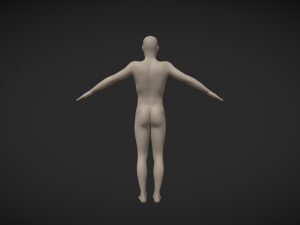 Foundation of Masculinity Male Body Base Mesh 3D-Modell