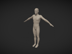 Foundation of Masculinity Male Body Base Mesh 3D-Modell