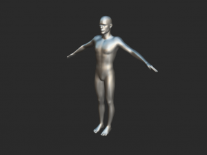Foundation of Masculinity Male Body Base Mesh 3D-Modell