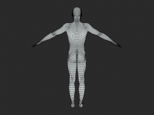 Foundation of Masculinity Male Body Base Mesh 3D-Modell