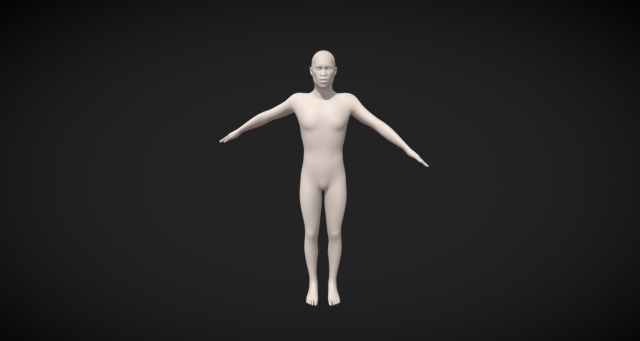 The Essence of Masculinity Male Body Base Mesh 3D Model .c4d .max .obj .3ds .fbx .stl .blend 
