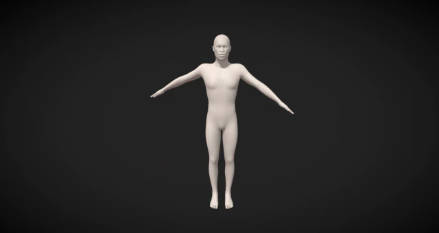 The Essence of Masculinity Male Body Base Mesh 3D Model .c4d .max .obj .3ds .fbx .stl .blend 