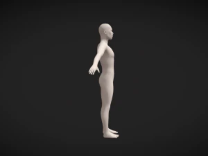 The Essence of Masculinity Male Body Base Mesh 3D Model