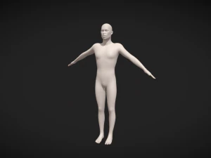The Essence of Masculinity Male Body Base Mesh 3D Model