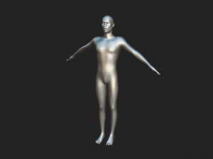 The Essence of Masculinity Male Body Base Mesh 3D Model
