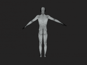 The Essence of Masculinity Male Body Base Mesh 3D Model
