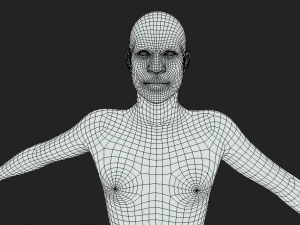 The Essence of Masculinity Male Body Base Mesh 3D Model
