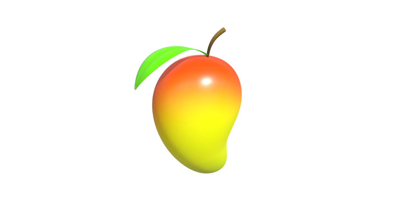 Tropical Splendor Mango 3D Model .c4d .max .obj .3ds .fbx .stl .blend
